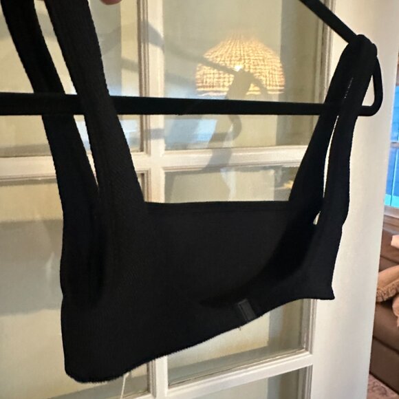 Wanderlust Swim (Elce) Black Erin Bikini Top Size S - NWT - Picture 5 of 6